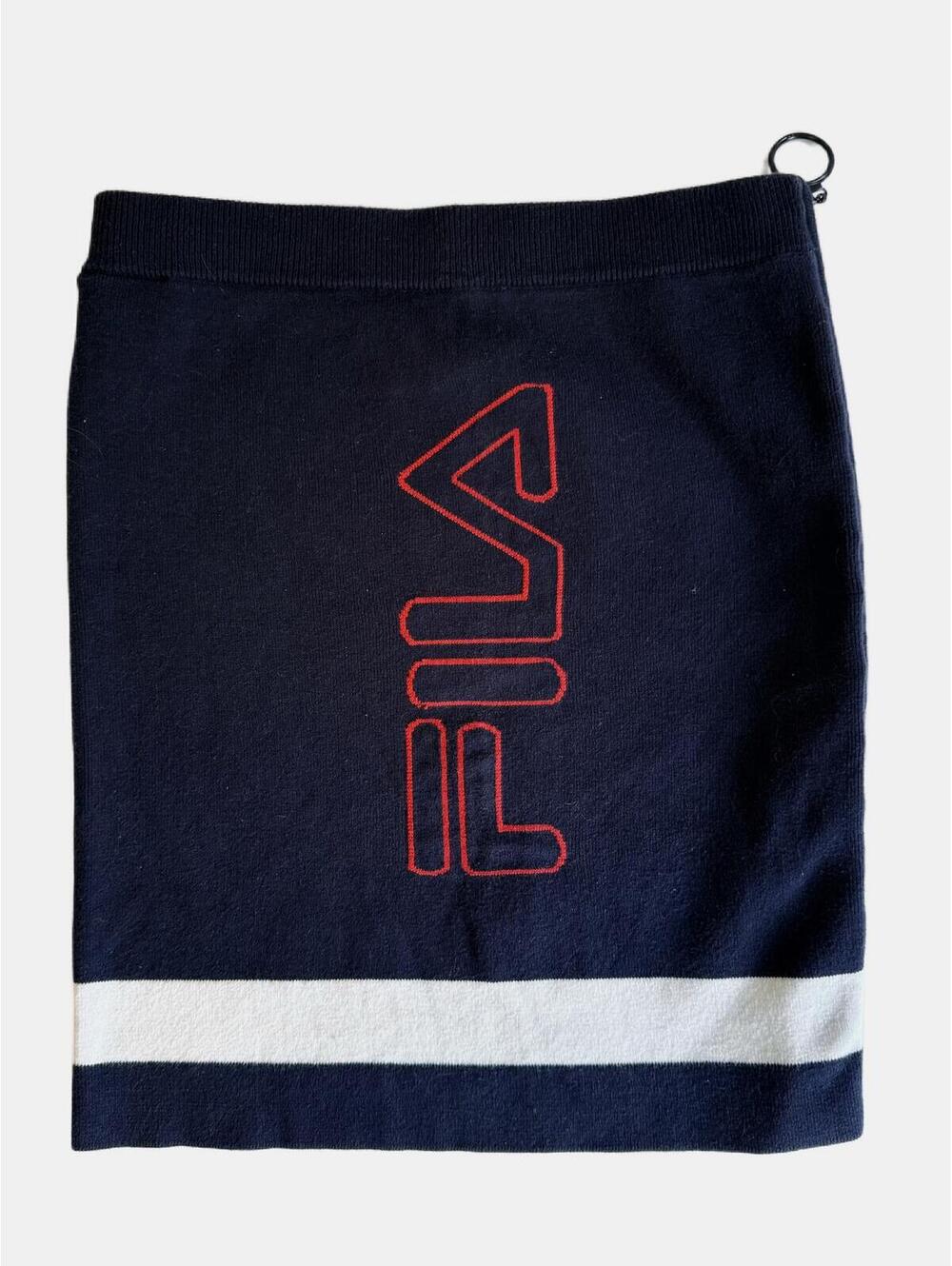y2k fila knit mini skirt ☆ sporty tennis girl vibe